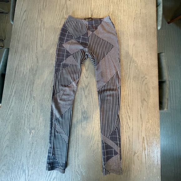 Anna Scott Cotton Leggings with geometric design size: S - Picture 4 of 8